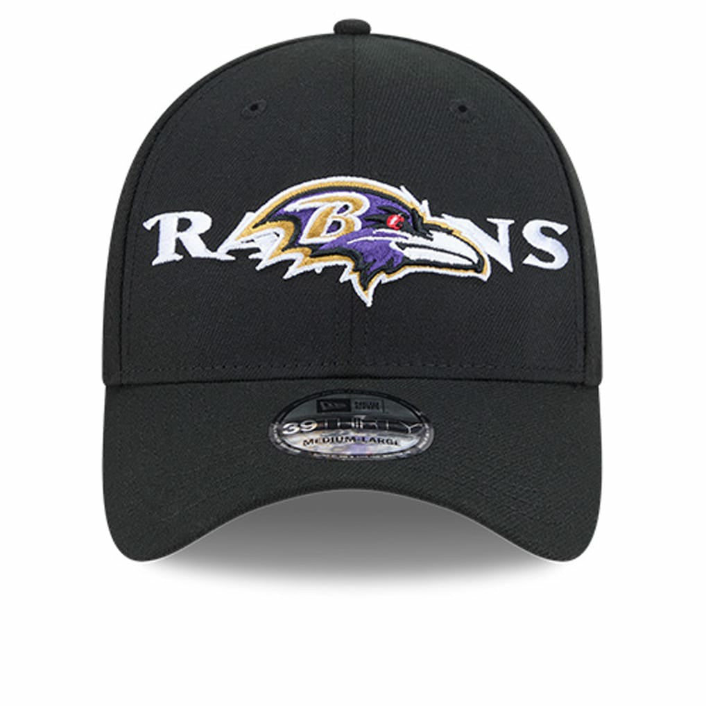 Baltimore Ravens Overlap Logo 39THIRTY Stretch Fit Hat | NFL Sale