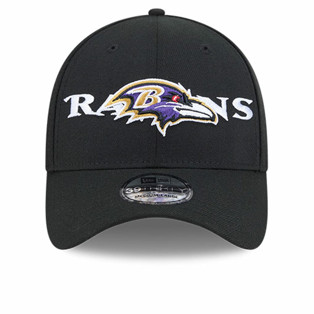 Baltimore Ravens Overlap Logo 39THIRTY Stretch Fit Hat | NFL Sale