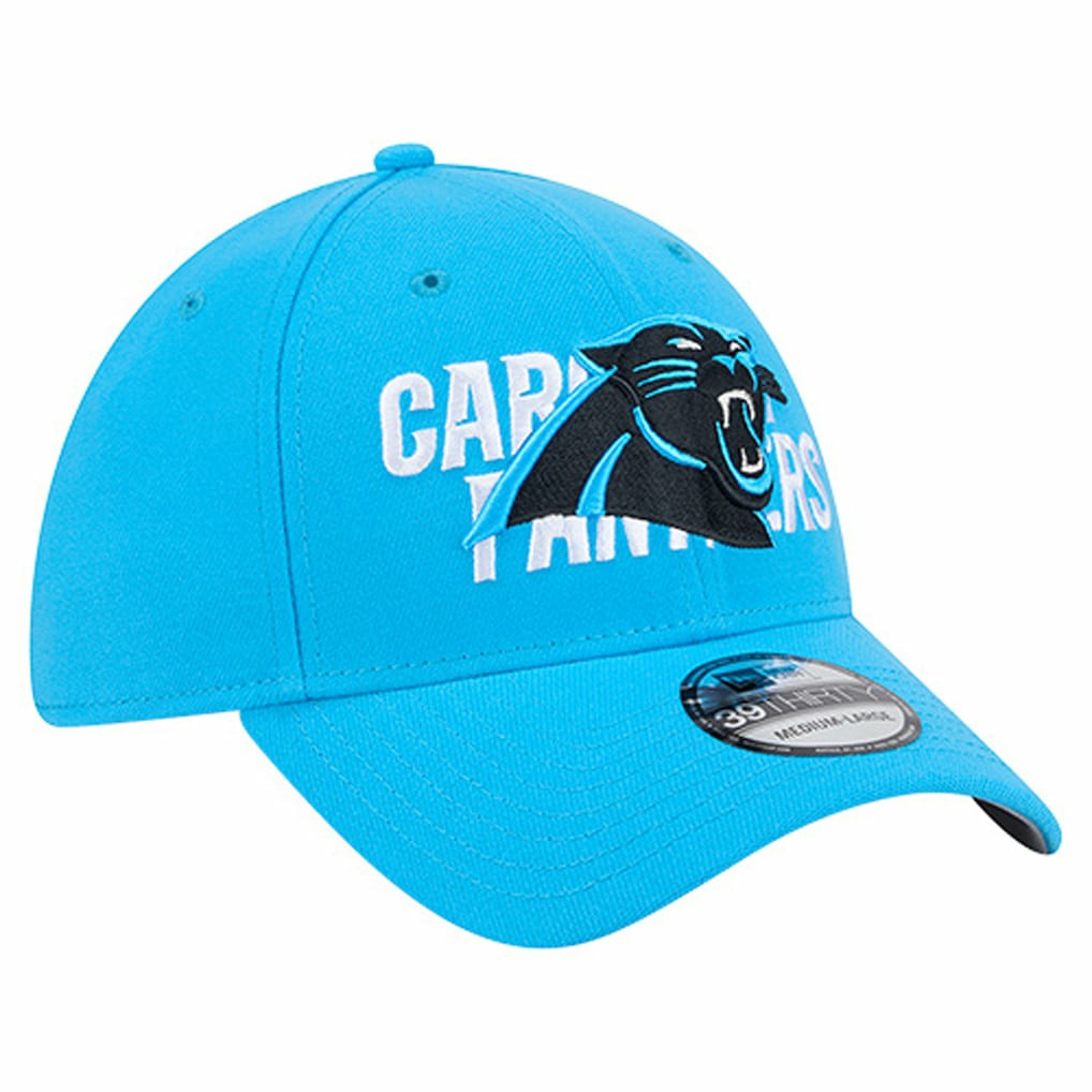 Carolina Panthers Overlap Logo 39THIRTY Stretch Fit Hat | NFL US