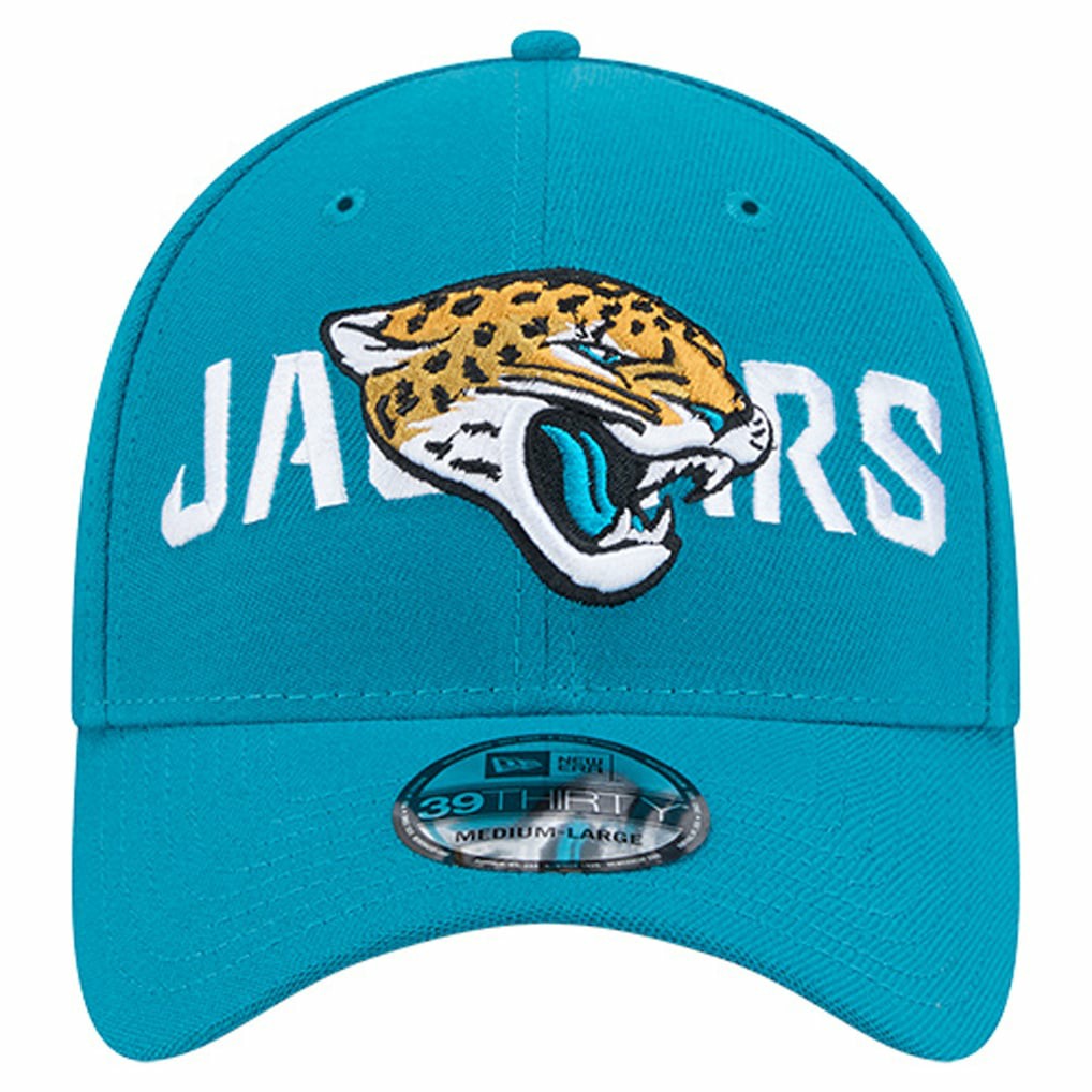 Jacksonville Jaguars Overlap Logo 39THIRTY Stretch Fit Hat | NFL On sale