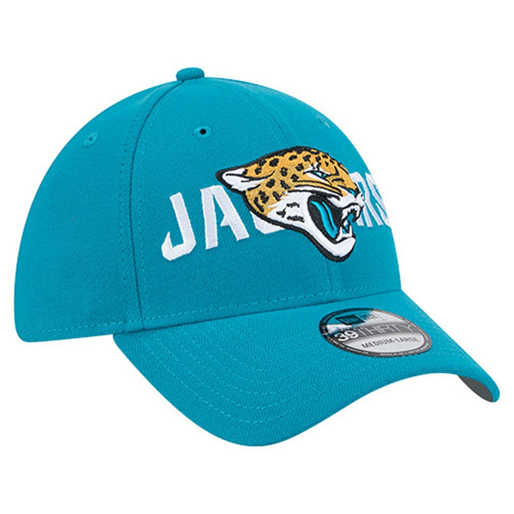 Jacksonville Jaguars Overlap Logo 39THIRTY Stretch Fit Hat | NFL On sale