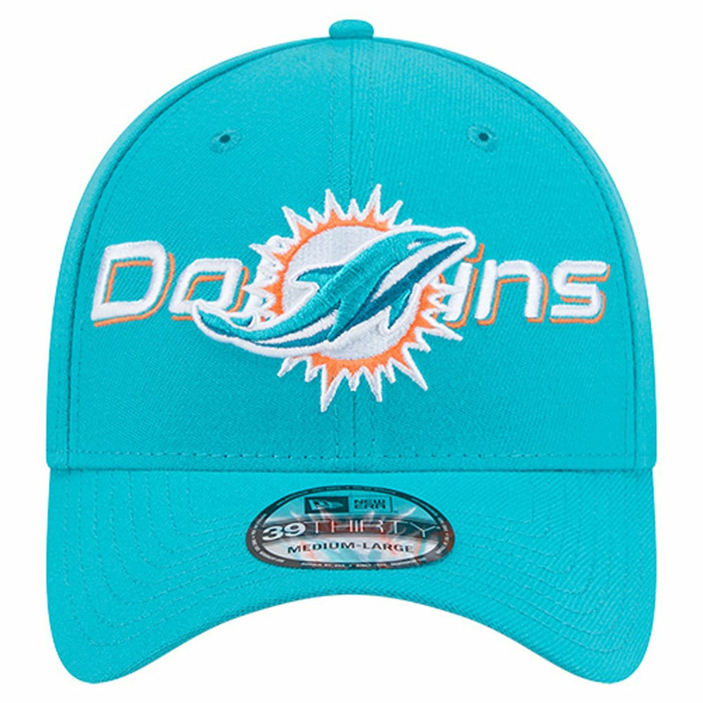 Miami Dolphins Overlap Logo 39THIRTY Stretch Fit Hat | NFL On sale