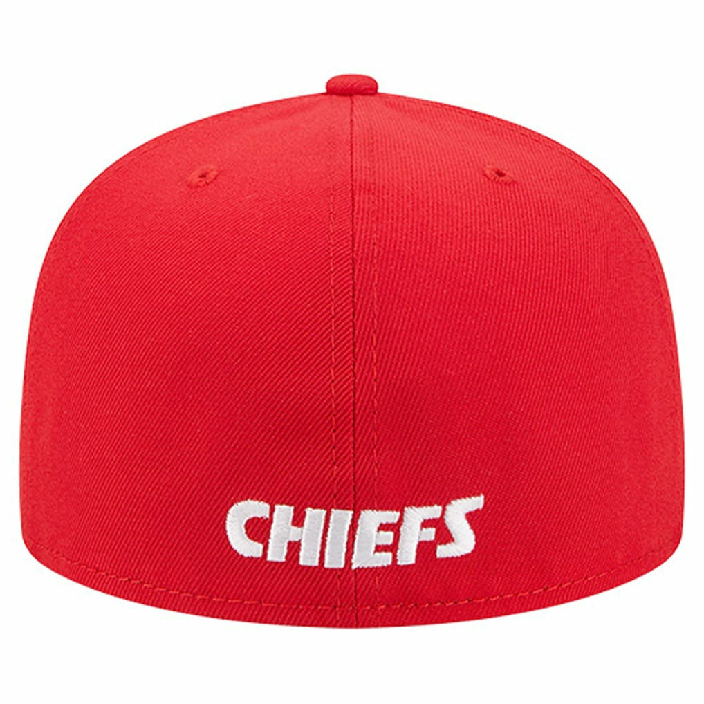 Kansas City Chiefs Overlap Wordmark 59FIFTY Fitted Hat | NFL Discount