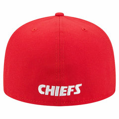 Kansas City Chiefs Overlap Wordmark 59FIFTY Fitted Hat | NFL Discount