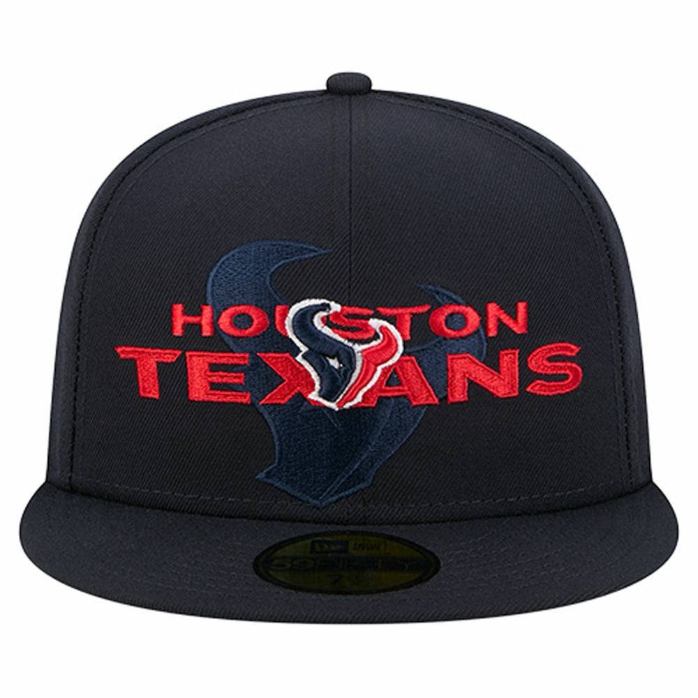 Houston Texans Overlap Wordmark 59FIFTY Fitted Hat | NFL Near me