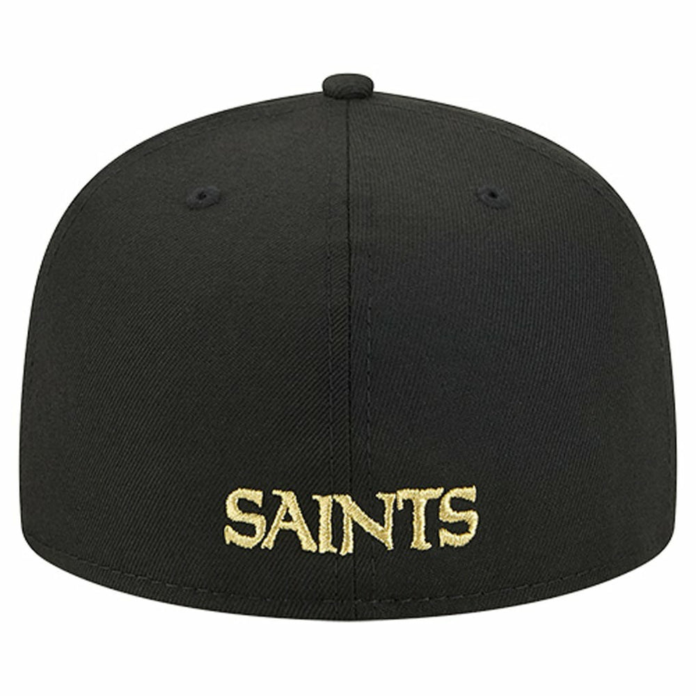 New Orleans Saints Overlap Wordmark 59FIFTY Fitted Hat | NFL New