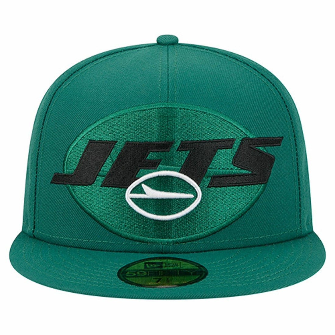 New York Jets Overlap Wordmark 59FIFTY Fitted Hat | NFL Discount
