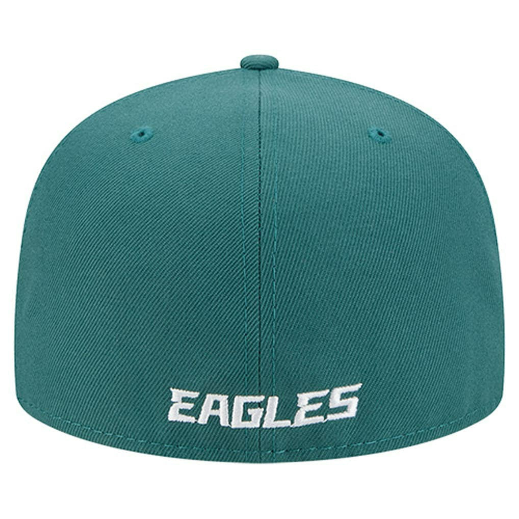 Philadelphia Eagles Overlap Wordmark 59FIFTY Fitted Hat | NFL US