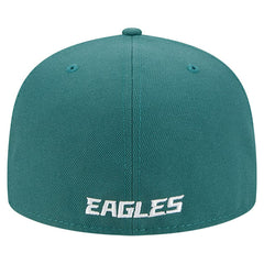 Philadelphia Eagles Overlap Wordmark 59FIFTY Fitted Hat | NFL US