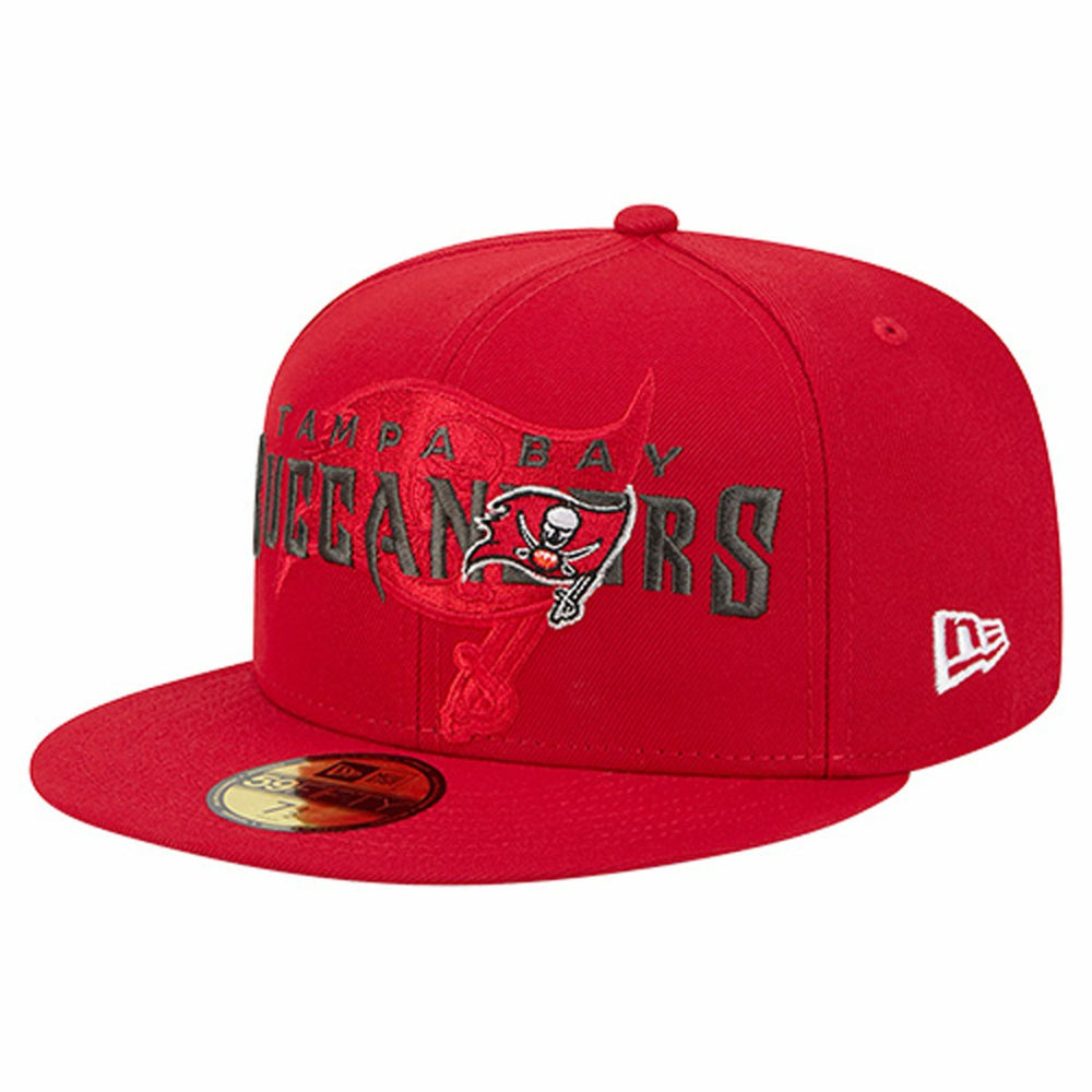 Tampa Bay Buccaneers Overlap Wordmark 59FIFTY Fitted Hat | NFL Online