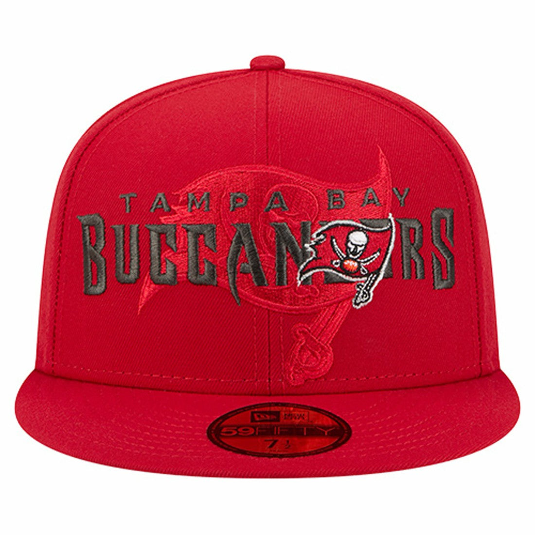 Tampa Bay Buccaneers Overlap Wordmark 59FIFTY Fitted Hat | NFL Online