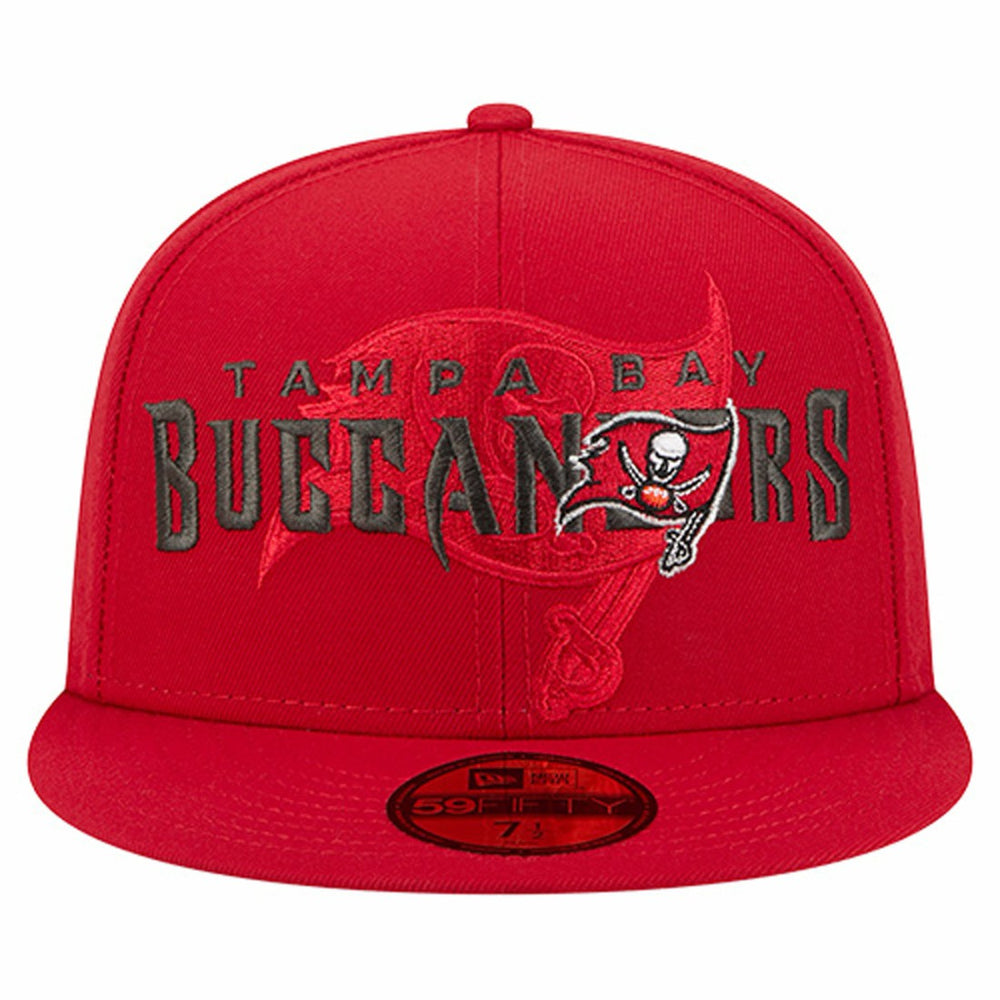 Tampa Bay Buccaneers Overlap Wordmark 59FIFTY Fitted Hat | NFL Online