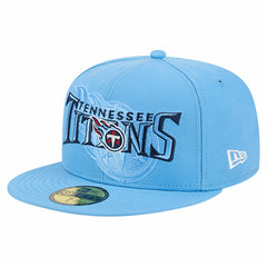 Tennessee Titans Overlap Wordmark 59FIFTY Fitted Hat | NFL Hot