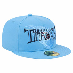 Tennessee Titans Overlap Wordmark 59FIFTY Fitted Hat | NFL Hot