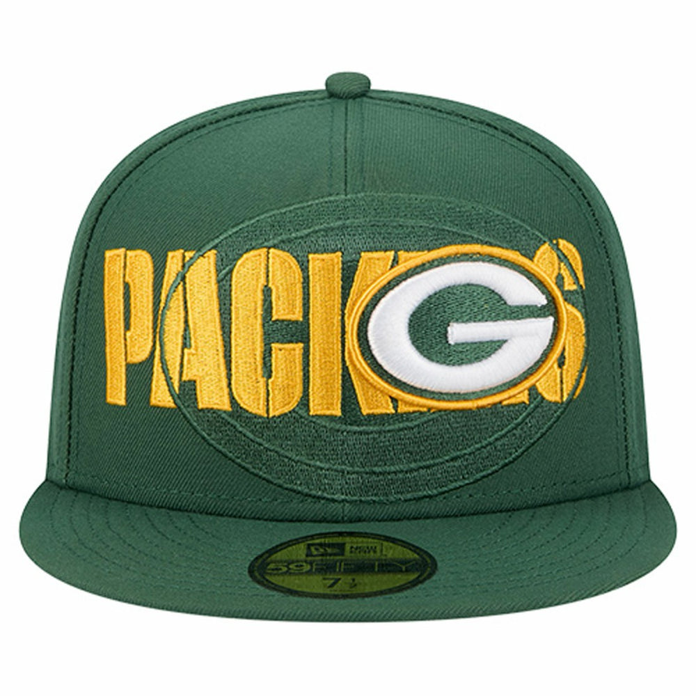 Green Bay Packers Overlap Wordmark 59FIFTY Fitted Hat | NFL Discount