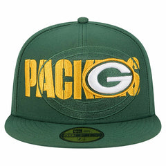 Green Bay Packers Overlap Wordmark 59FIFTY Fitted Hat | NFL Discount