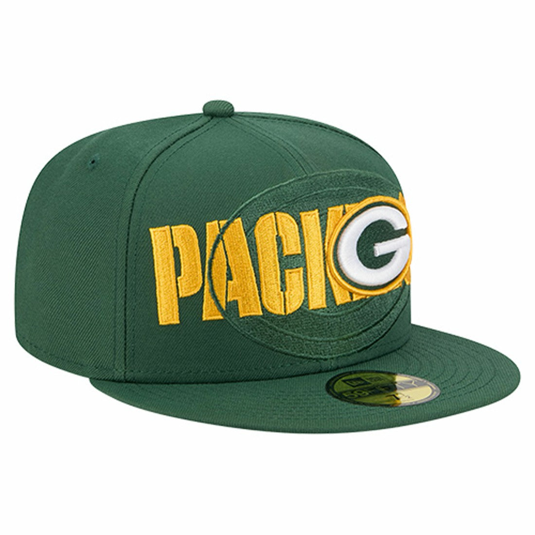 Green Bay Packers Overlap Wordmark 59FIFTY Fitted Hat | NFL Discount
