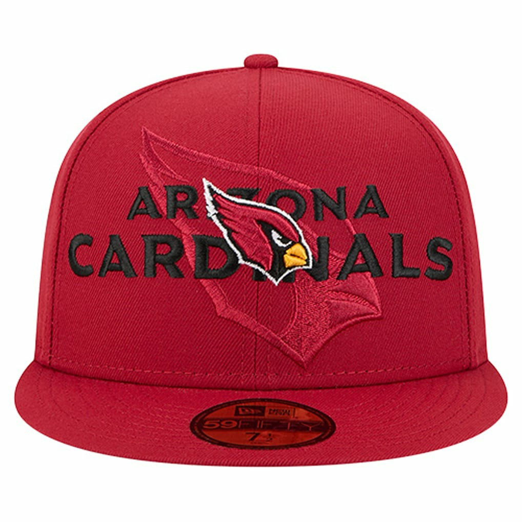 Arizona Cardinals Overlap Wordmark 59FIFTY Fitted Hat | NFL Hot