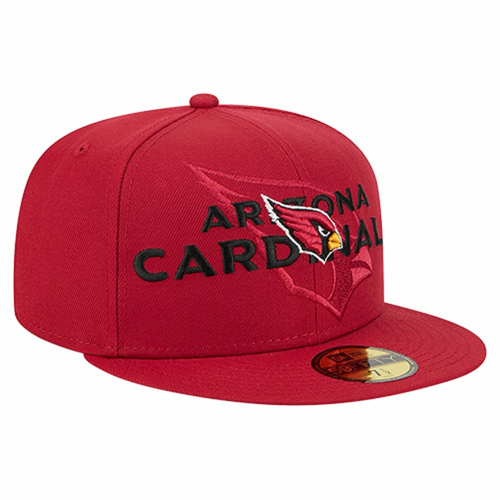 Arizona Cardinals Overlap Wordmark 59FIFTY Fitted Hat | NFL Hot