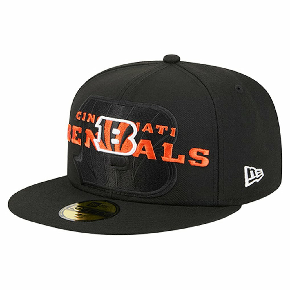 Cincinnati Bengals Overlap Wordmark 59FIFTY Fitted Hat | NFL US