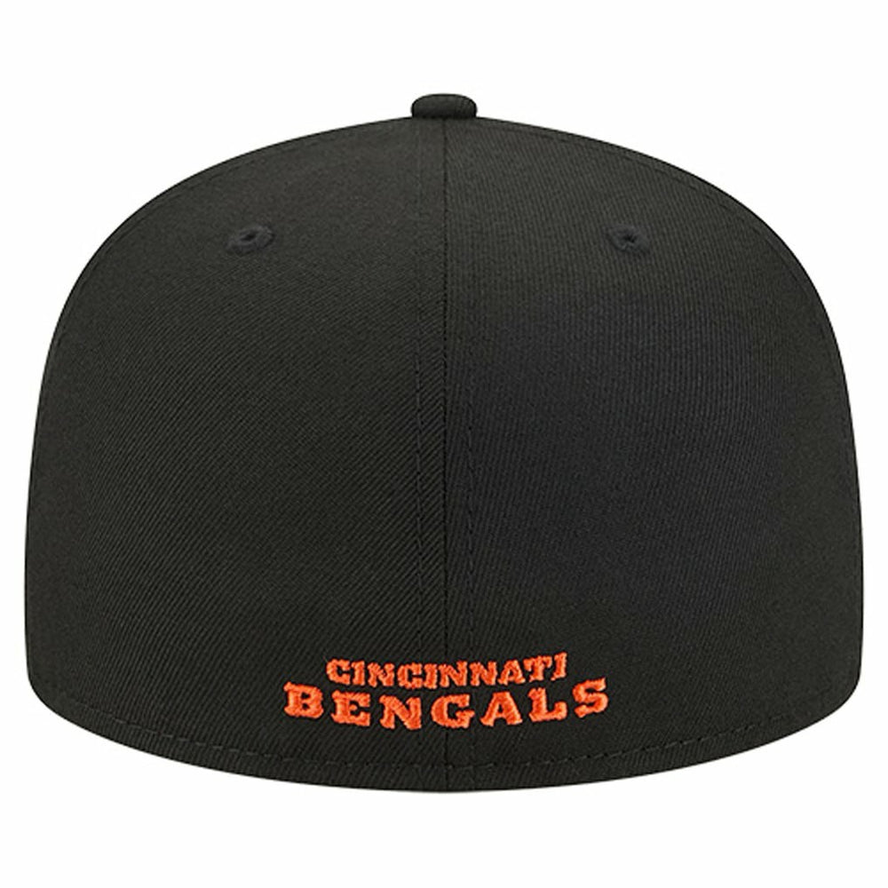 Cincinnati Bengals Overlap Wordmark 59FIFTY Fitted Hat | NFL US