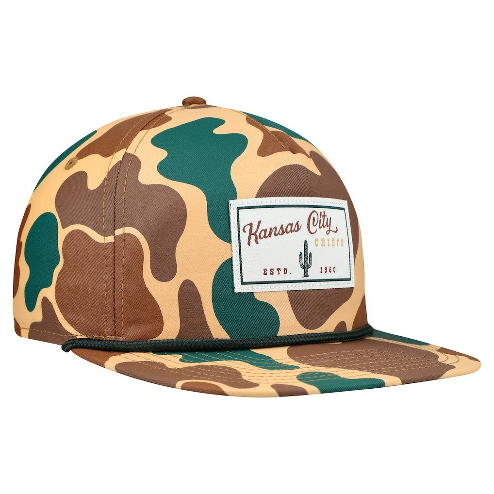 Kansas City Chiefs Duck Rope 19TWENTY Snapback Hat | NFL Hot