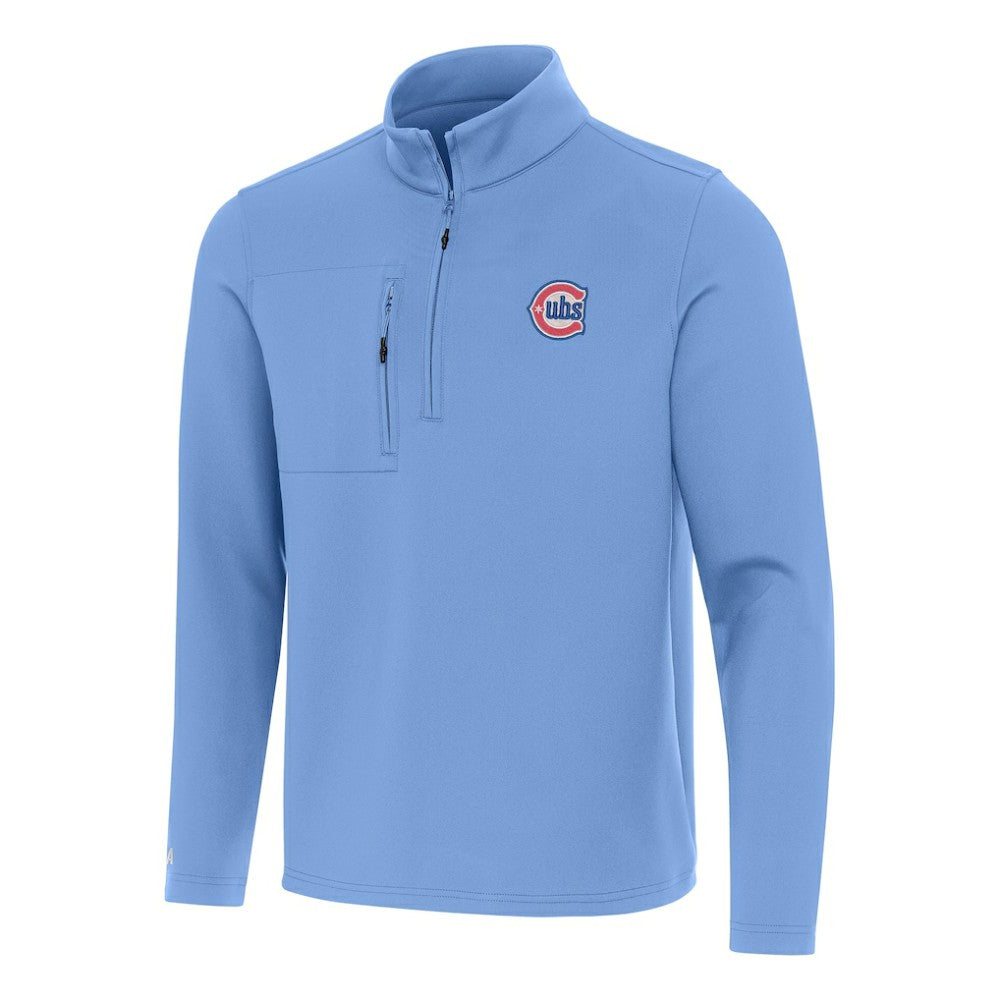 Chicago Cubs Antigua Alternate Logo Insider Quarter-Zip Pullover - MLB Pullover