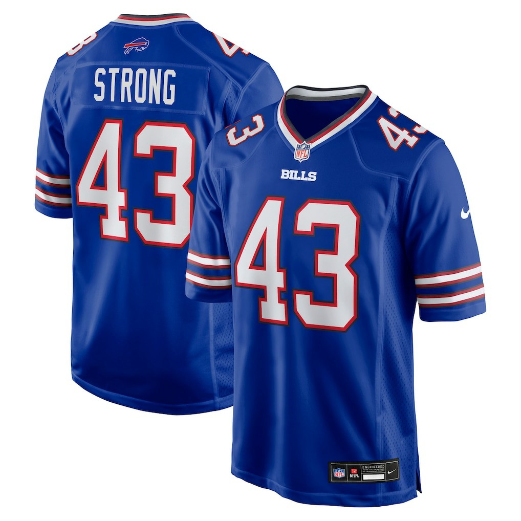 Buffalo Bills Dorian Strong  Team Game Jersey | NFL Outlet