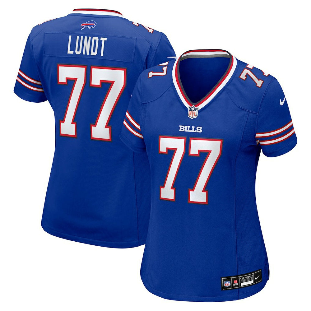 Buffalo Bills Chase Lundt  Women's Team Game Jersey | NFL Hot
