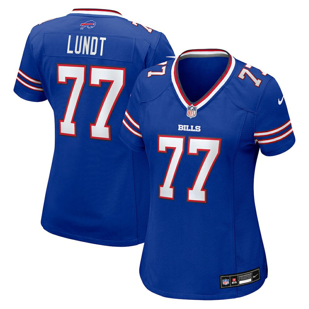Buffalo Bills Chase Lundt  Women's Team Game Jersey | NFL Hot