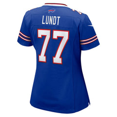 Buffalo Bills Chase Lundt  Women's Team Game Jersey | NFL Hot