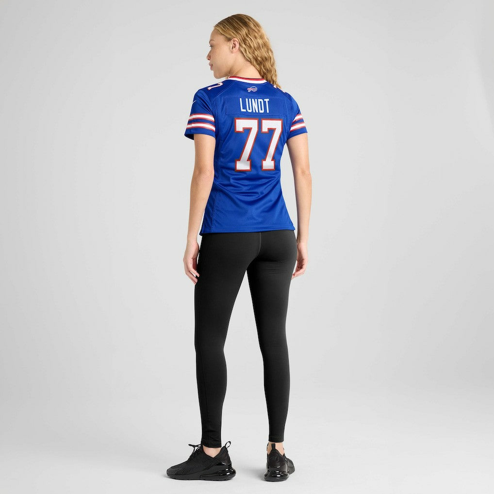 Buffalo Bills Chase Lundt  Women's Team Game Jersey | NFL Hot
