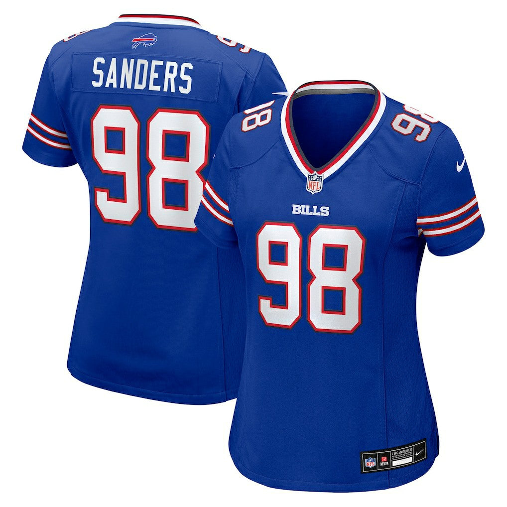 Buffalo Bills T.J. Sanders  Women's Team Game Jersey | NFL Outlet