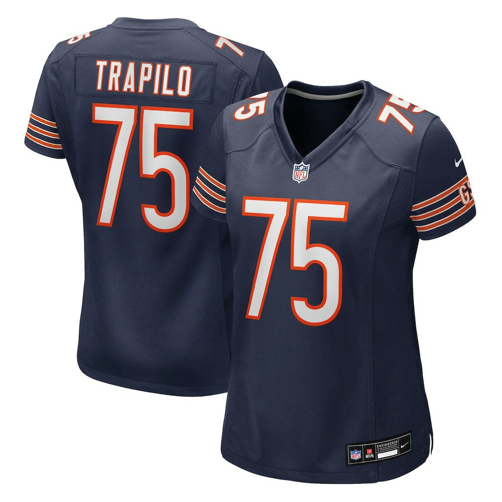 Chicago Bears Ozzy Trapilo  Women's Team Game Jersey | NFL Outlet