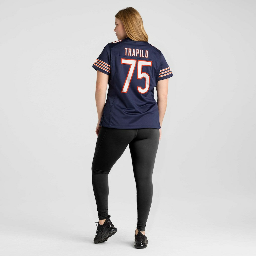 Chicago Bears Ozzy Trapilo  Women's Team Game Jersey | NFL Outlet