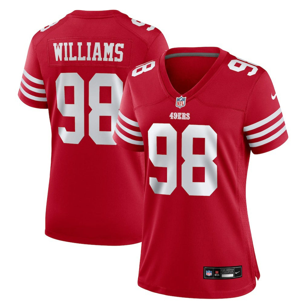 San Francisco 49ers Mykel Williams  Women's Team Game Jersey | NFL US