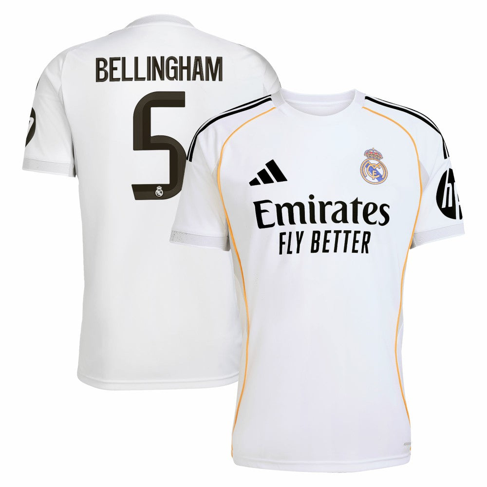 Jude Bellingham Real Madrid 2025/26 Home Replica Jersey