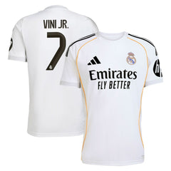 Vini Jr. Real Madrid 2025/26 Home Replica Jersey