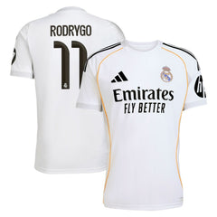 Rodrygo Real Madrid 2025/26 Home Replica Jersey