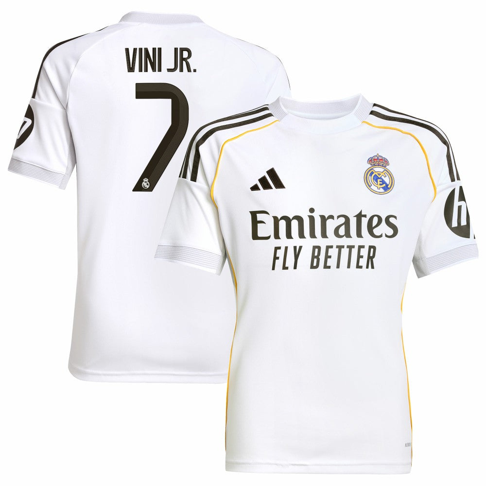 Vini Jr. Real Madrid Youth 2025/26 Home Replica Jersey