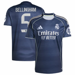 Jude Bellingham Real Madrid 2025/26 Away Replica Player Jersey
