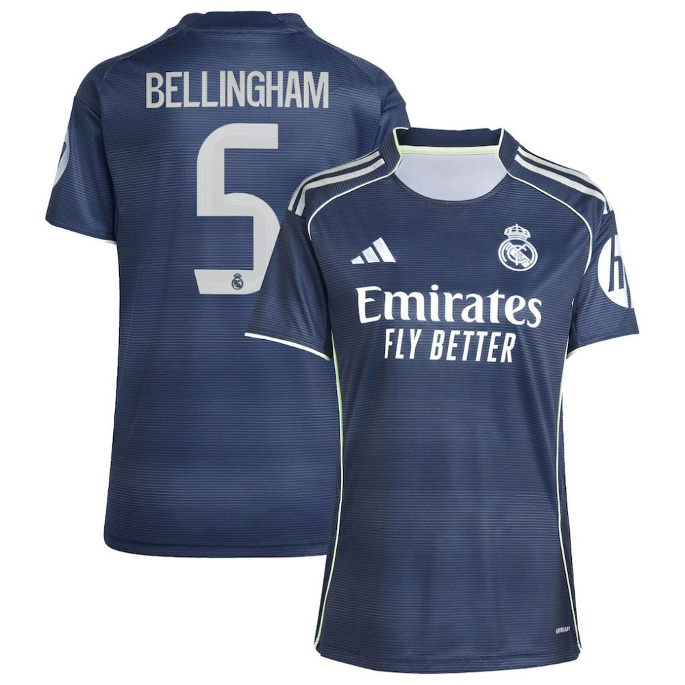 Jude Bellingham Real Madrid Women's 2025/26 Away Replica Player Jersey