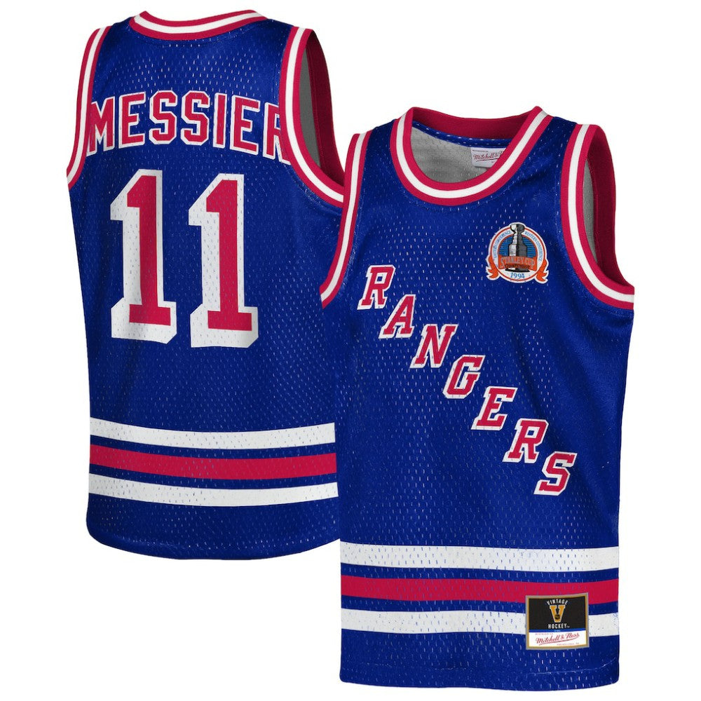Mark Messier New York Rangers Mitchell & Ness Youth Maxxed Out Fashion Basketball Jersey -  NHL Jerseys