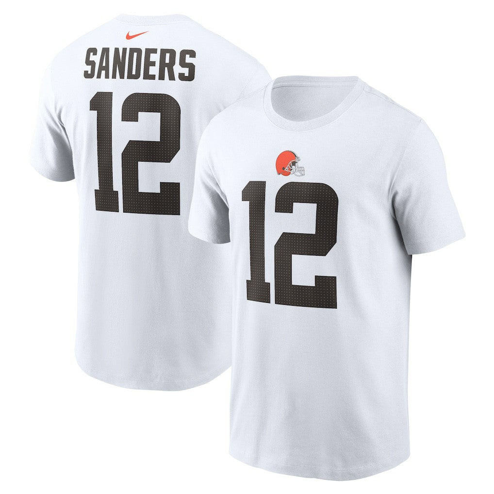 Cleveland Browns Shedeur Sanders  2025 NFL Draft Name & Number T-Shirt | NFL Near me