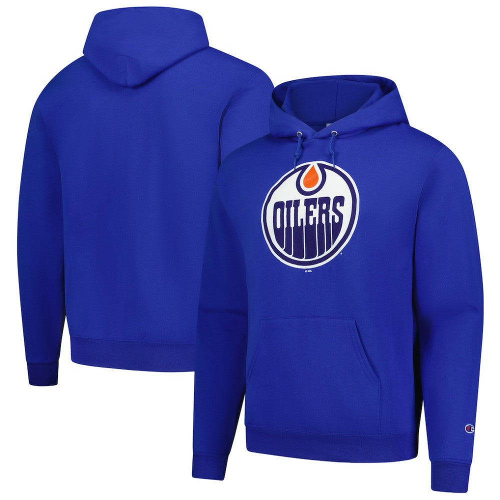 Edmonton Oilers Champion Primary Logo 1-Hit Pullover Hoodie -  NHL Hoodies