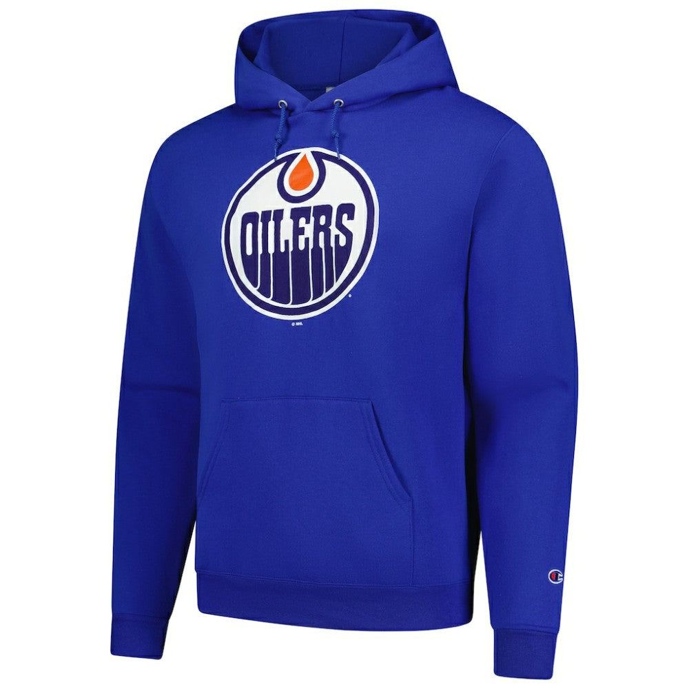Edmonton Oilers Champion Primary Logo 1-Hit Pullover Hoodie -  NHL Hoodies