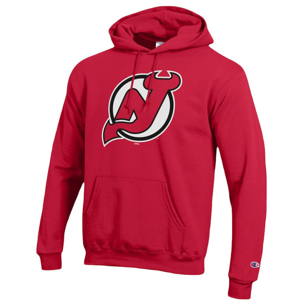 New Jersey Devils Champion Primary Logo 1-Hit Pullover Hoodie -  NHL Jerseys