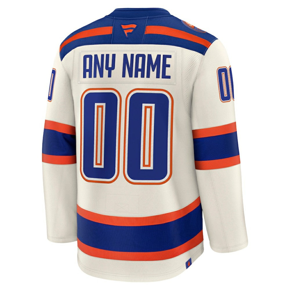 Edmonton Oilers Fanatics Alternate Premium Custom Jersey -  NHL Jerseys