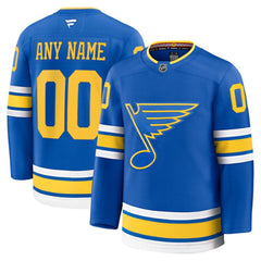 St. Louis Blues Fanatics Home Premium Custom Jersey -  NHL Jerseys