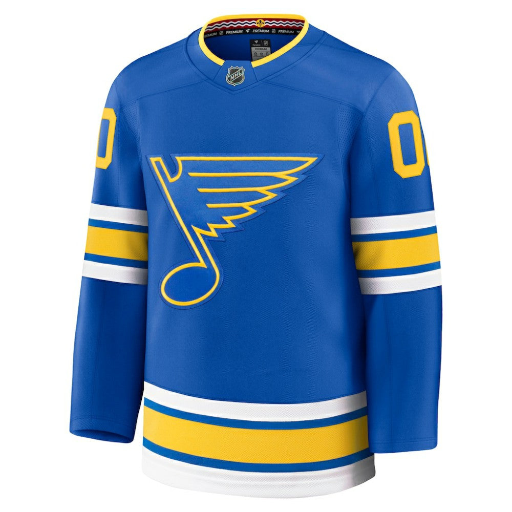 St. Louis Blues Fanatics Home Premium Custom Jersey -  NHL Jerseys